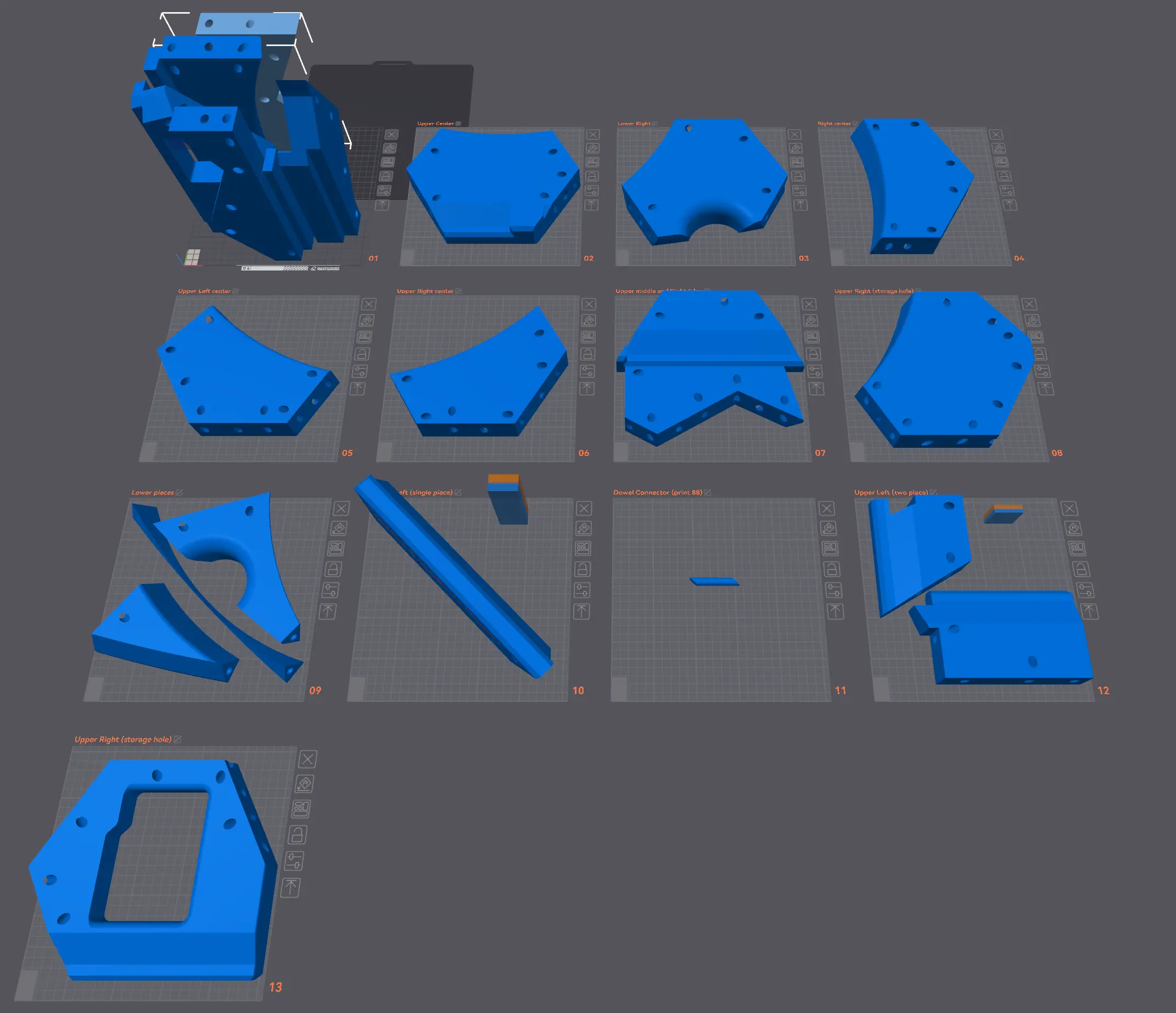 cargo deck plastic riser 3d printing orientations